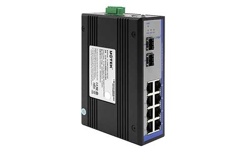 工業(yè)千兆網(wǎng)管型網(wǎng)絡交換機_UT-CN60-10GKWF-8GT2GP 10口全千兆Web網(wǎng)管型以太網(wǎng)交換機